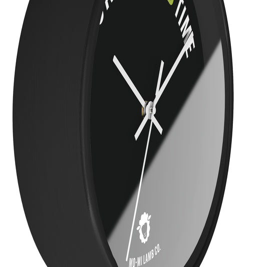 It’s About Lamb Time Wall Clock