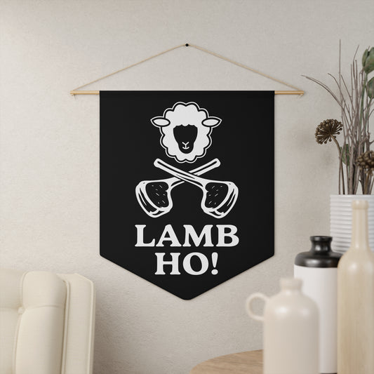 “Lamb Ho!” Pennant – Trent & Chops Wall Banner