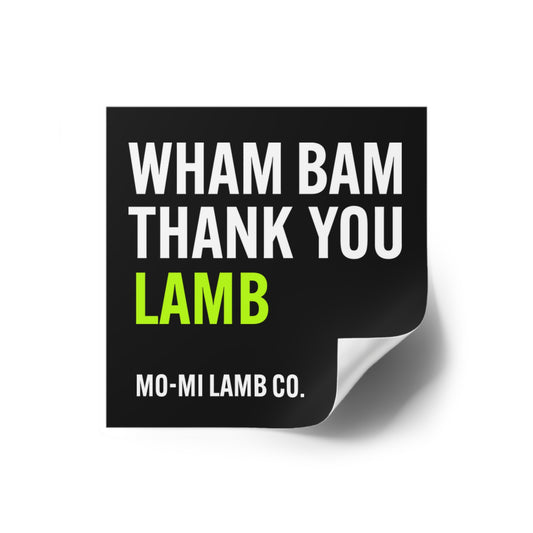 Wham Bam Thank You Lamb Sticker