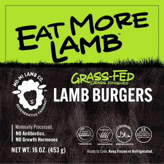 Lamb Burgers (6) - 1lb Bulk