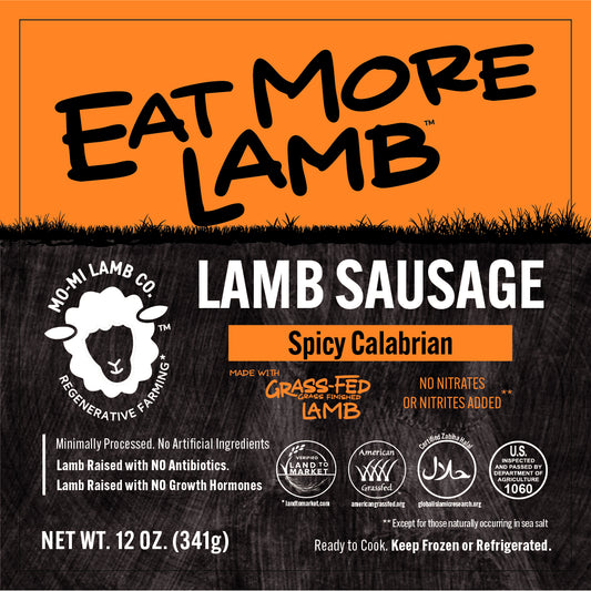 Lamb Sausage (4)  - Spicy Calabrian