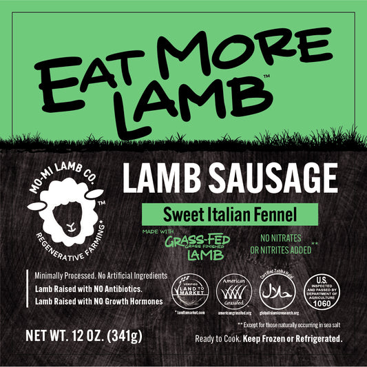 Lamb Sausage (4) - Sweet Italian Fennel